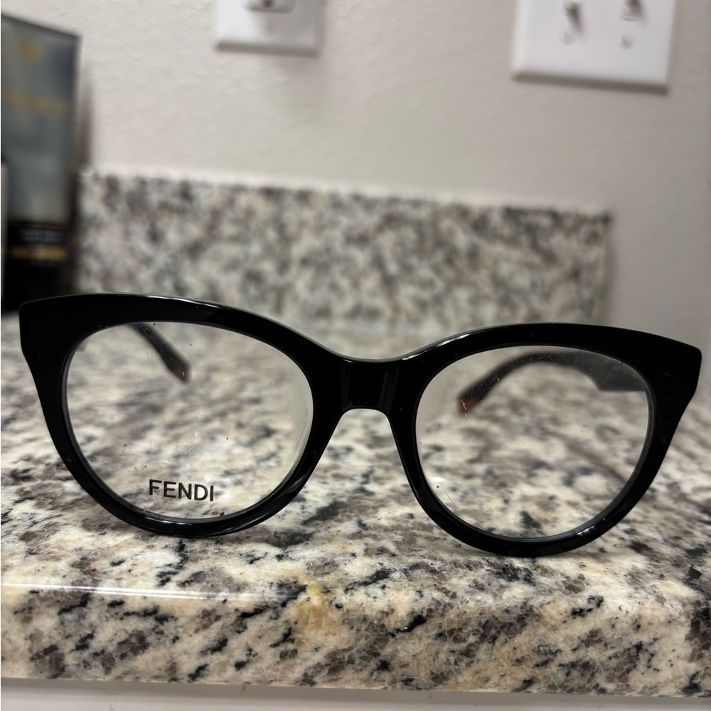 Fendi Black Cat Eye Glasses for Women